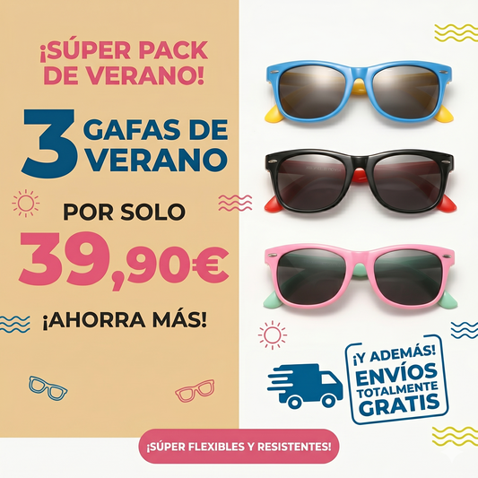 Gafas de Sol Infantiles Ultra-Resistentes y Flexibles | MiGluGlu